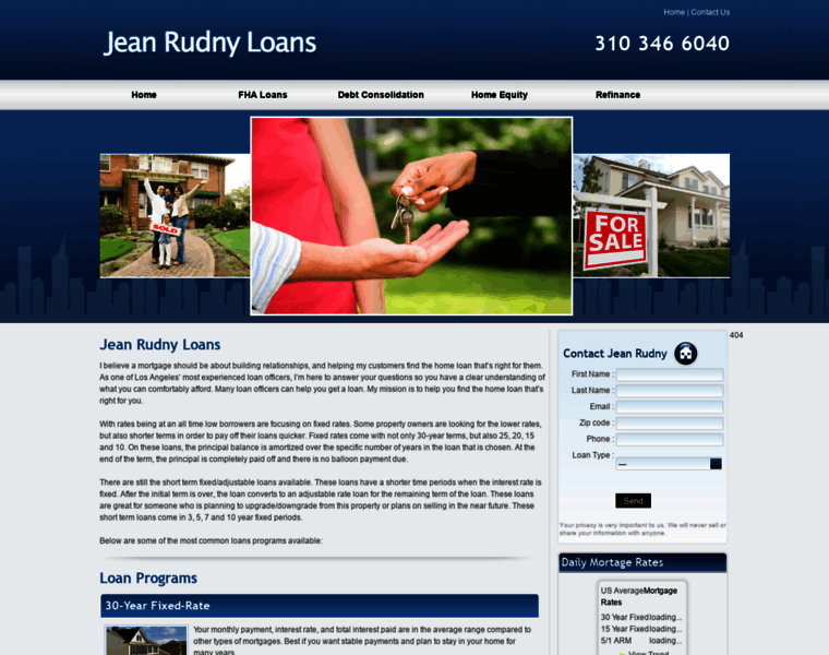 Loansbyjeanrudny.com thumbnail