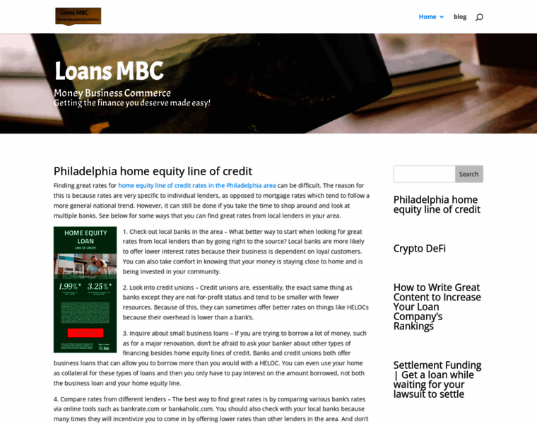 Loansmbc.com thumbnail