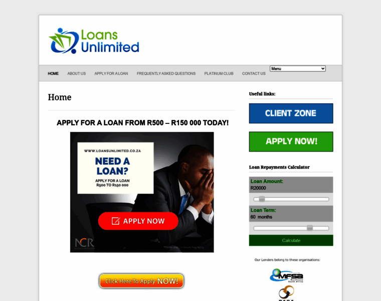 Loansunlimited.co.za thumbnail