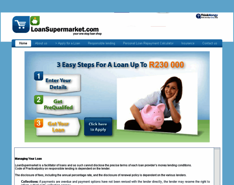 Loansupermarket.co.za thumbnail