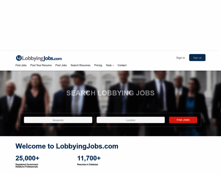 Lobbyingjobs.com thumbnail
