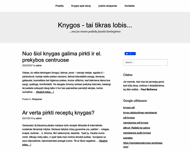Lobiuknygos.lt thumbnail