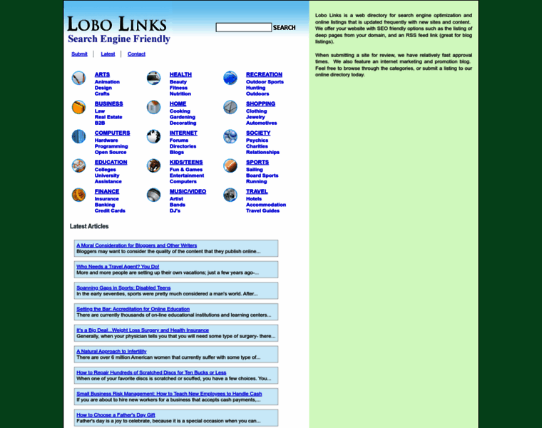 Lobolinks.com thumbnail