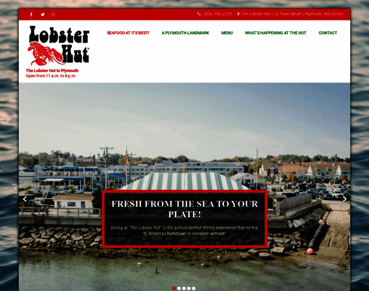 Lobsterhutplymouth.com thumbnail