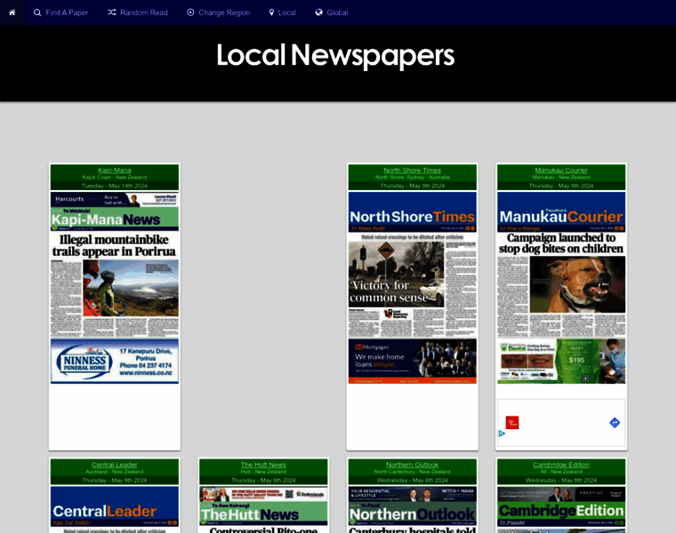 Localnewspapers.today thumbnail