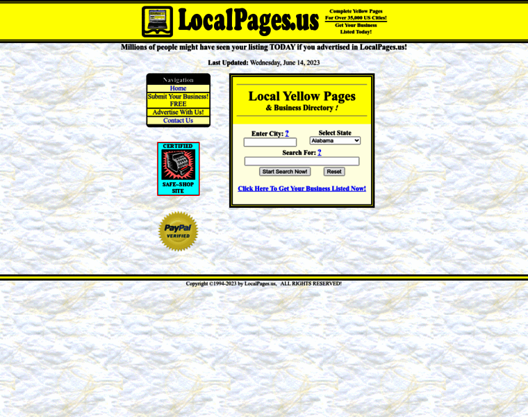 Localpages.us thumbnail