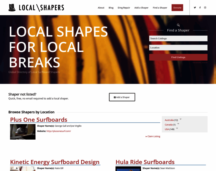 Localshapers.com thumbnail
