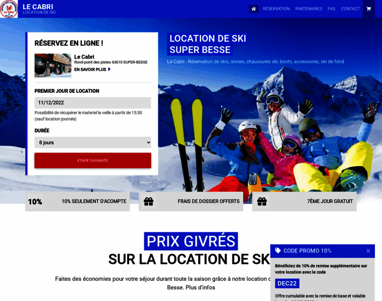 Location-skis-superbesse.fr thumbnail