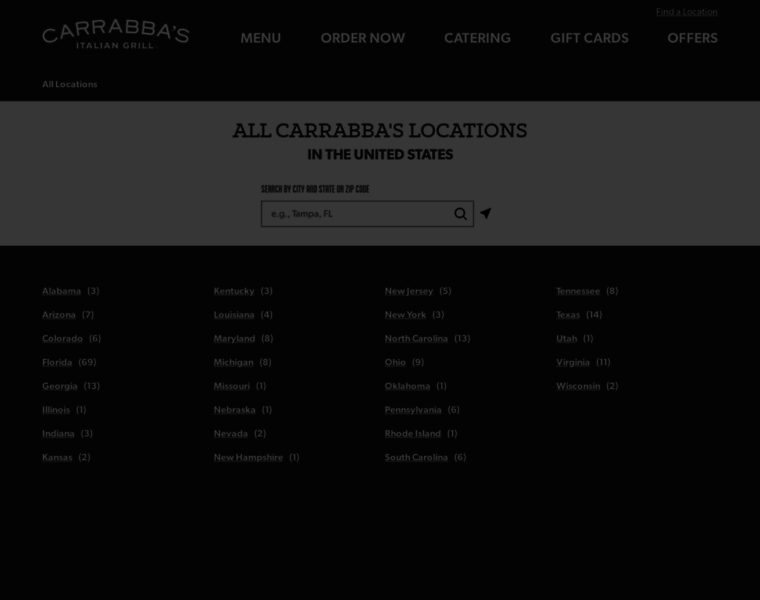 Locations.carrabbas.com thumbnail
