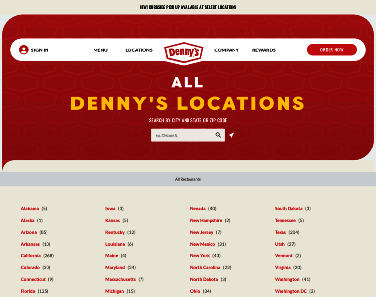 Locations.dennys.com thumbnail