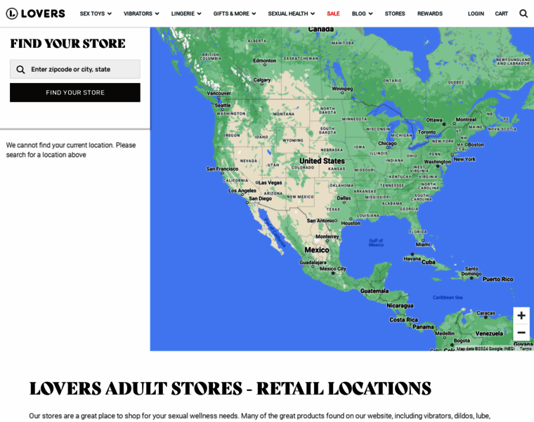 Locations.loversstores.com thumbnail