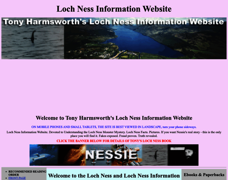 Loch-ness.org thumbnail