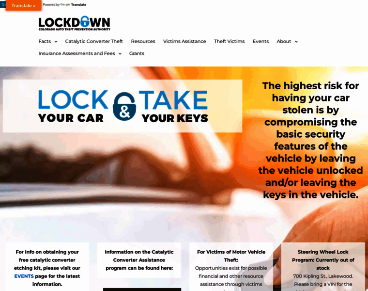 Lockdownyourcar.org thumbnail