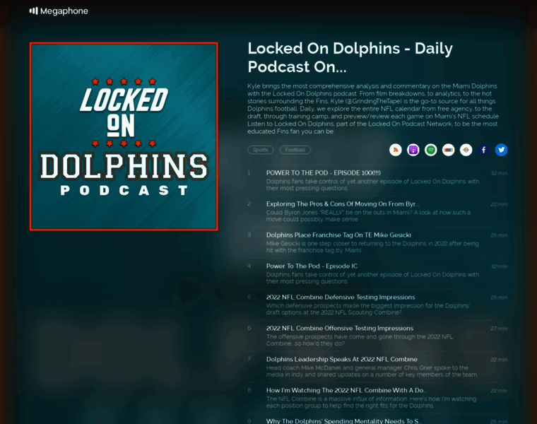 Lockedondolphins.com thumbnail