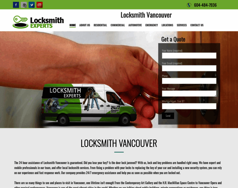 Locksmith-vancouverbc.ca thumbnail