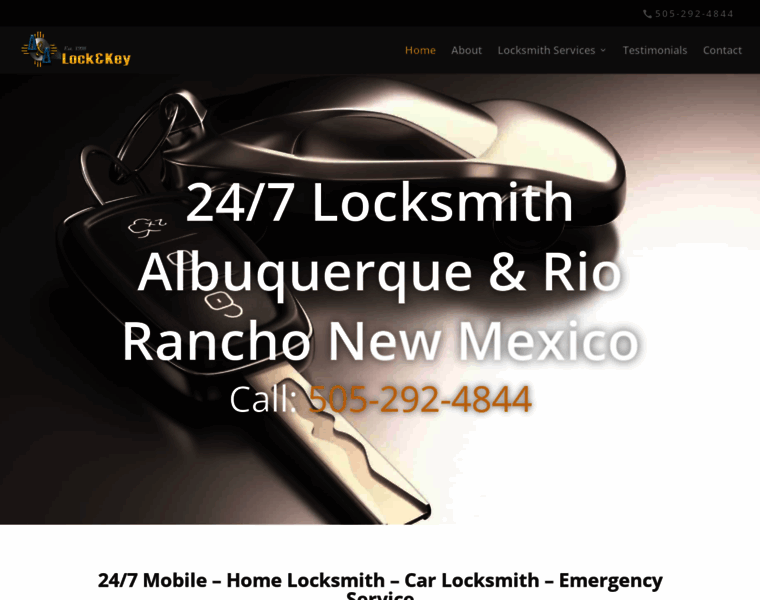 Locksmith505.com thumbnail