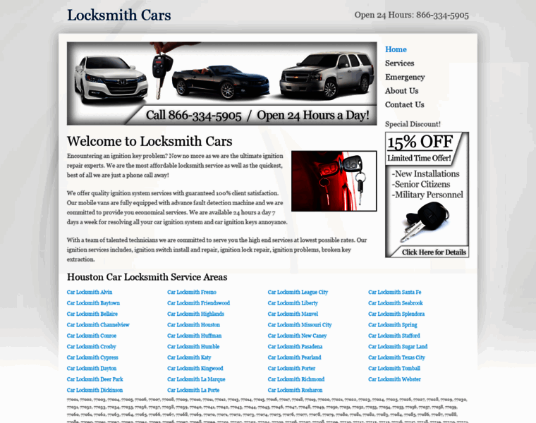 Locksmithcars.com thumbnail