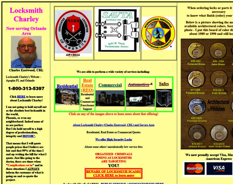 Locksmithcharley.com thumbnail