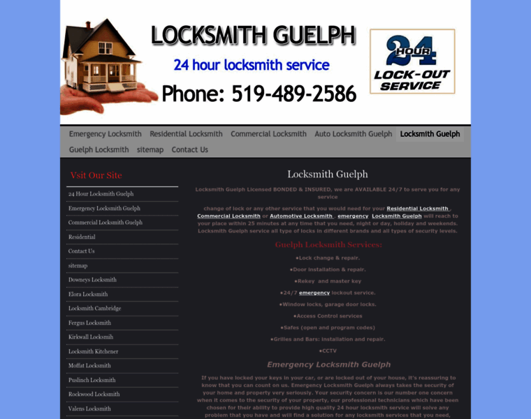 Locksmithguelph.com thumbnail