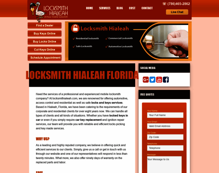 Locksmithialeah.com thumbnail