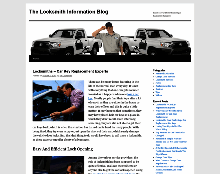 Locksmithinformationblog.com thumbnail
