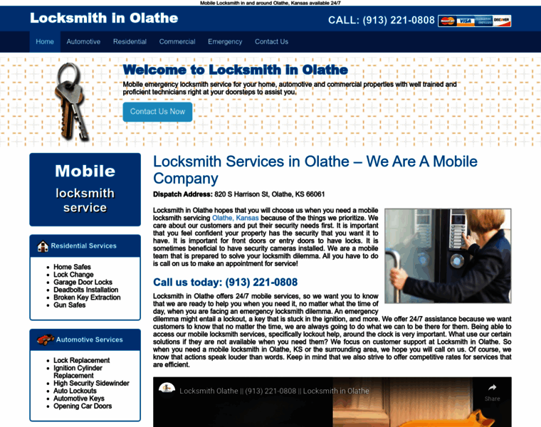 Locksmithinolathe.net thumbnail