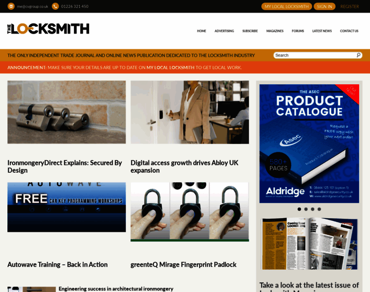 Locksmithjournal.co.uk thumbnail