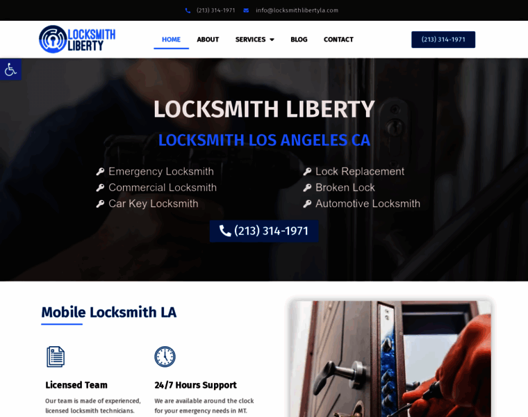 Locksmithlibertyla.com thumbnail