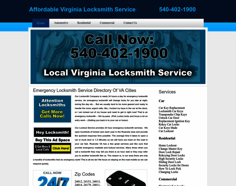 Locksmithlink.com thumbnail
