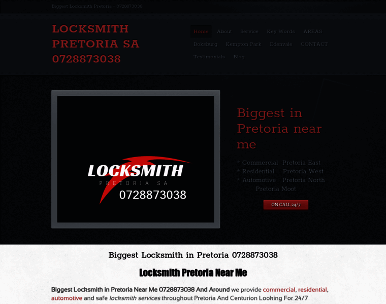 Locksmithpretoriasa.co.za thumbnail