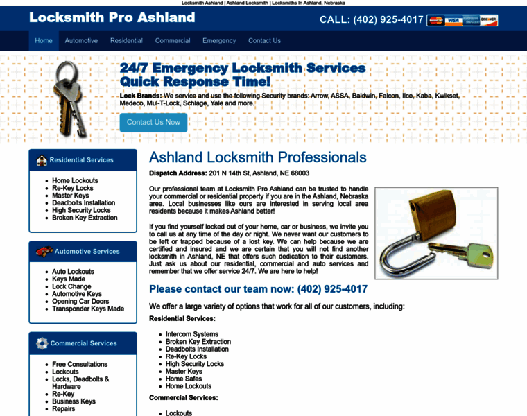 Locksmithproashland.com thumbnail