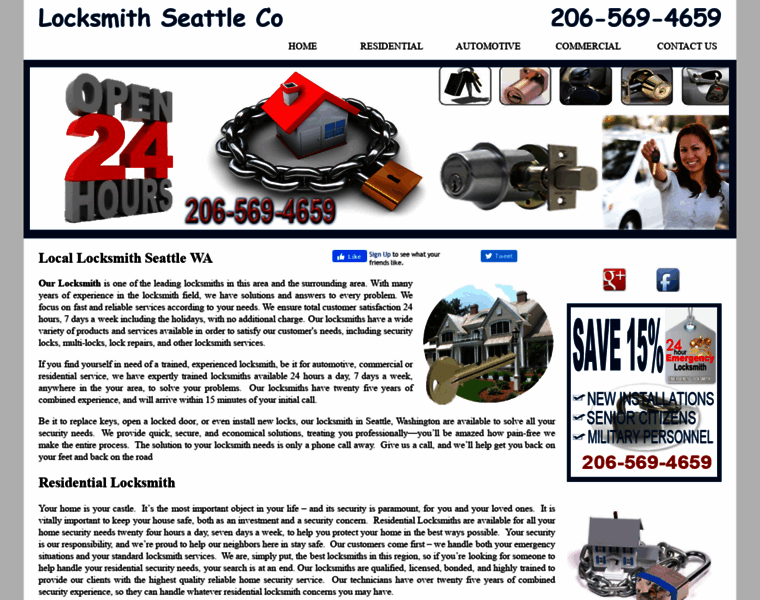 Locksmithseattleco.net thumbnail