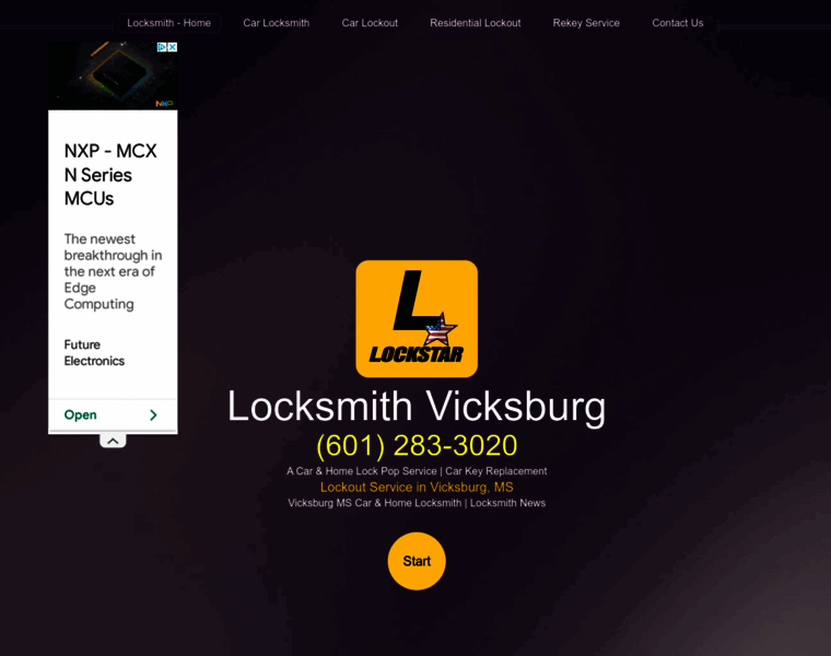 Locksmithvicksburg.com thumbnail