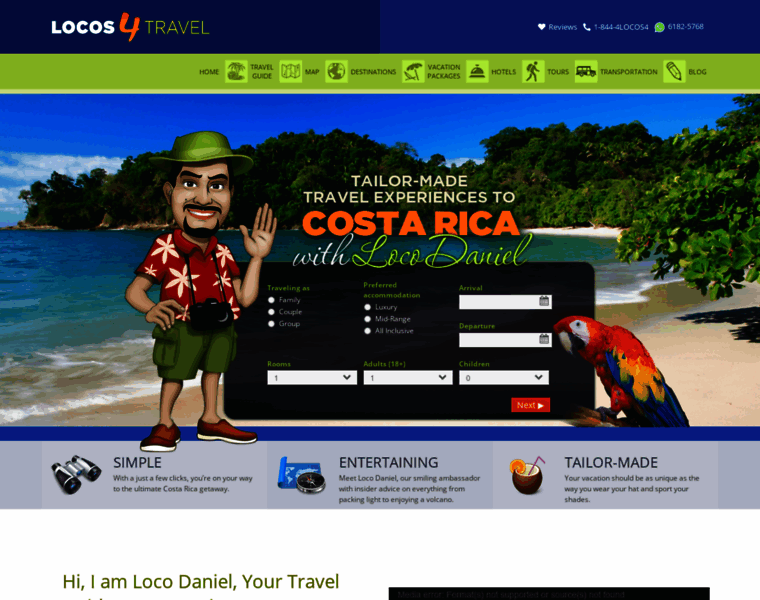 Locos4travel-costarica.com thumbnail