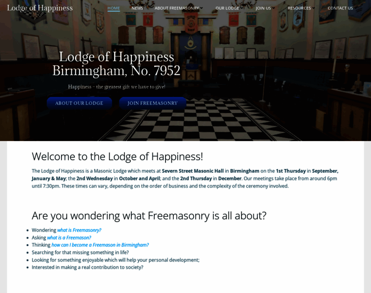 Lodgeofhappiness.org.uk thumbnail