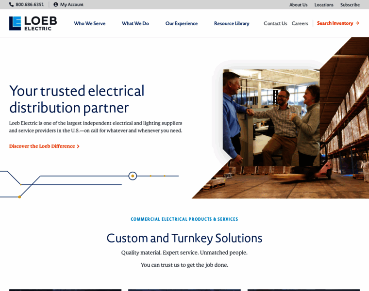 loebelectric.com at WI. Electrical and Lighting Supplier | Loeb Electric