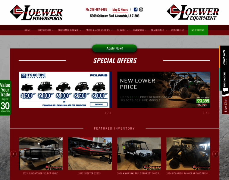 Loewerpowersports.com thumbnail