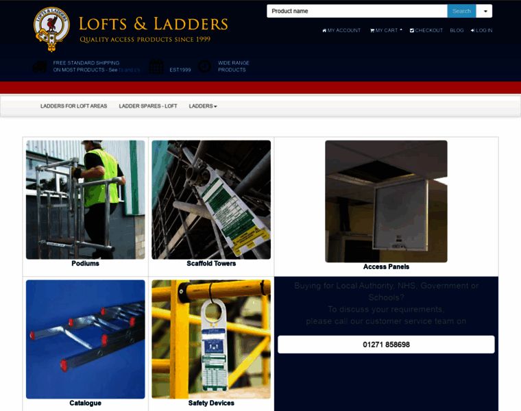 Loftsandladders.co.uk thumbnail