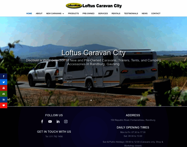 Loftuscaravans.co.za thumbnail