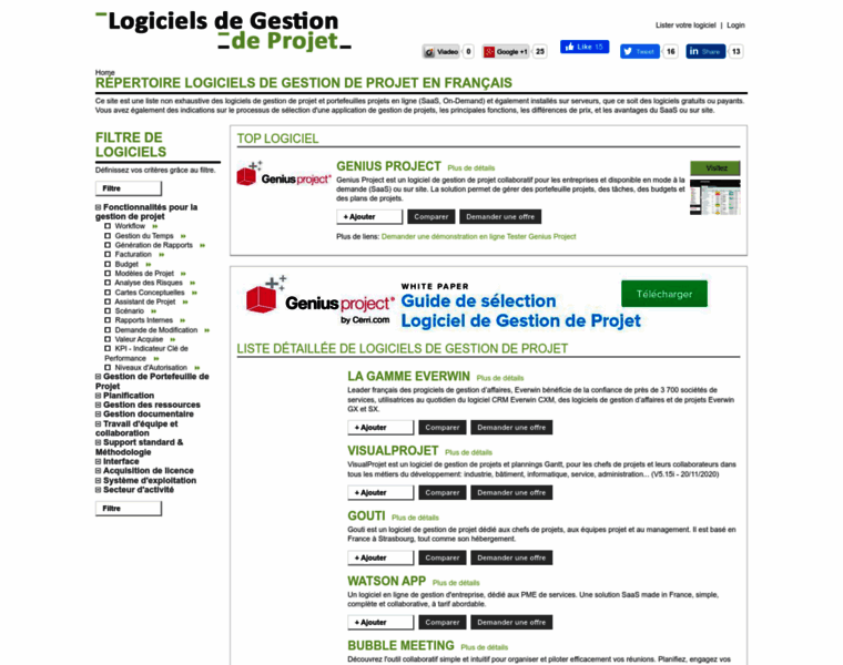 Logicielsgestionprojet.fr thumbnail