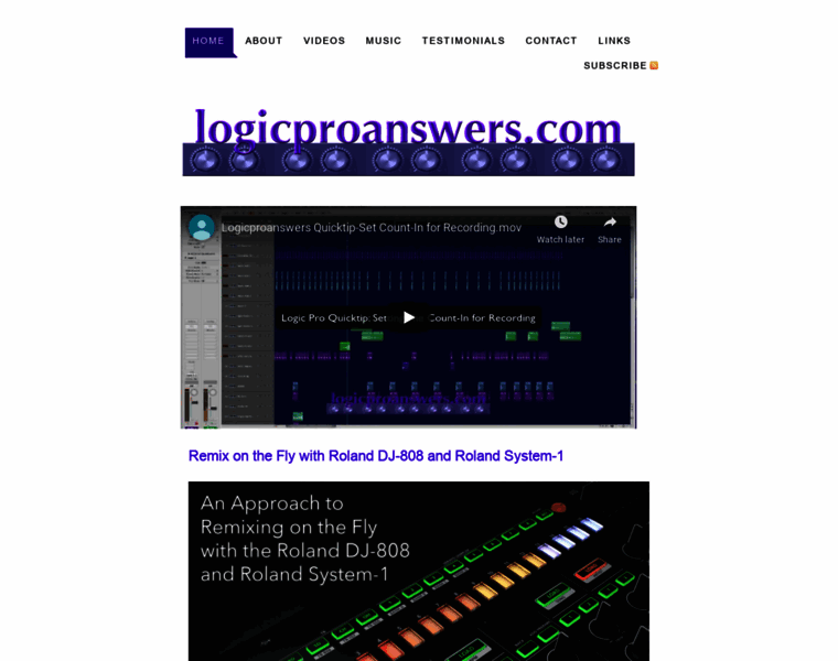 Logicproanswers.com thumbnail