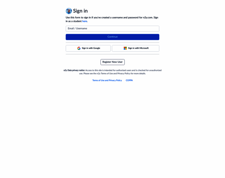 Login.n2y.com thumbnail Login.n2y.com thumbnail