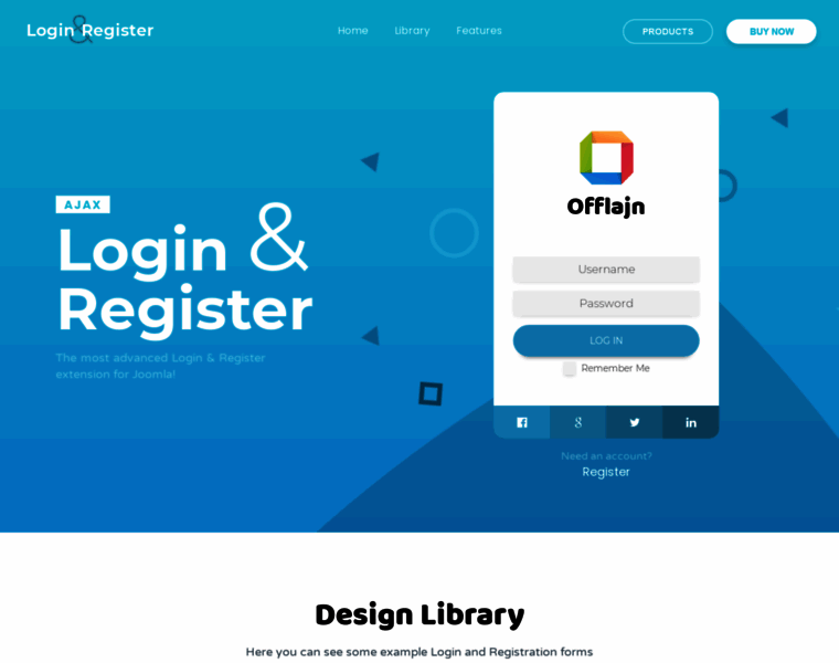 Loginregister.demo.offlajn.com thumbnail