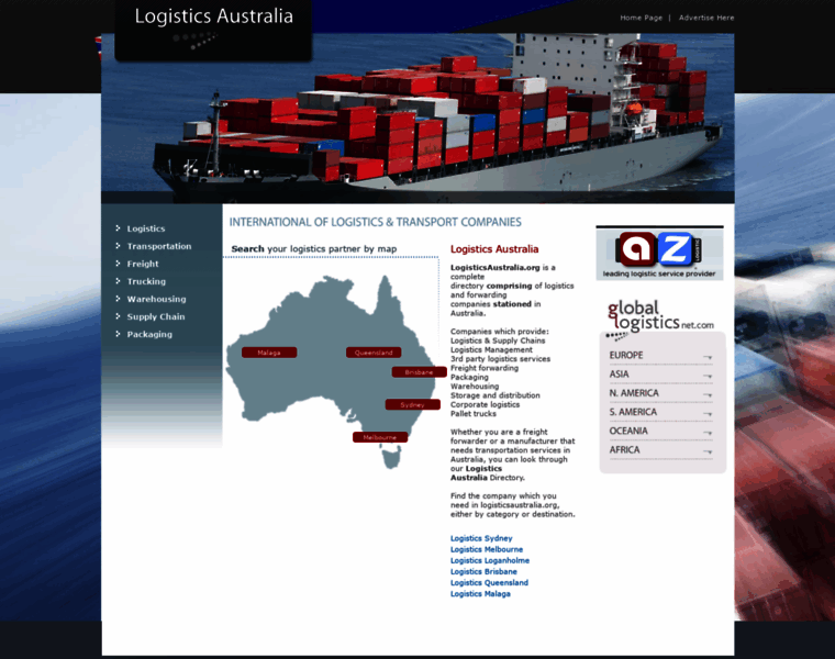 Logisticsaustralia.org thumbnail