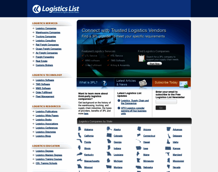 Logisticslist.com thumbnail