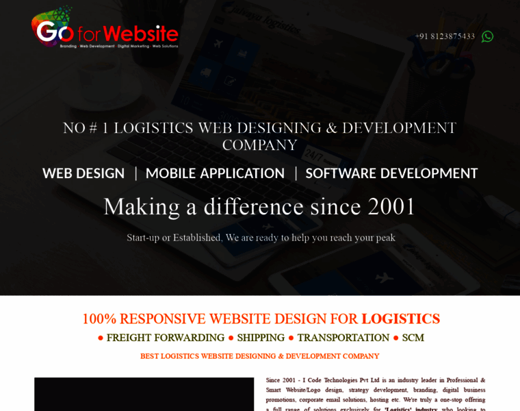 Logisticswebdesign.com thumbnail