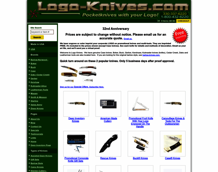 Logo-knives.com thumbnail