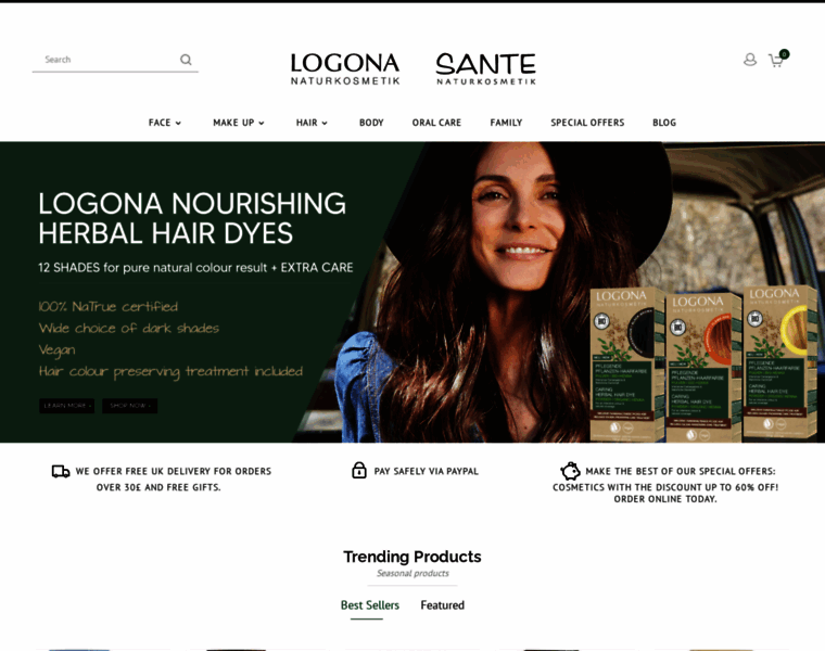 Logona-cosmetics.co.uk thumbnail