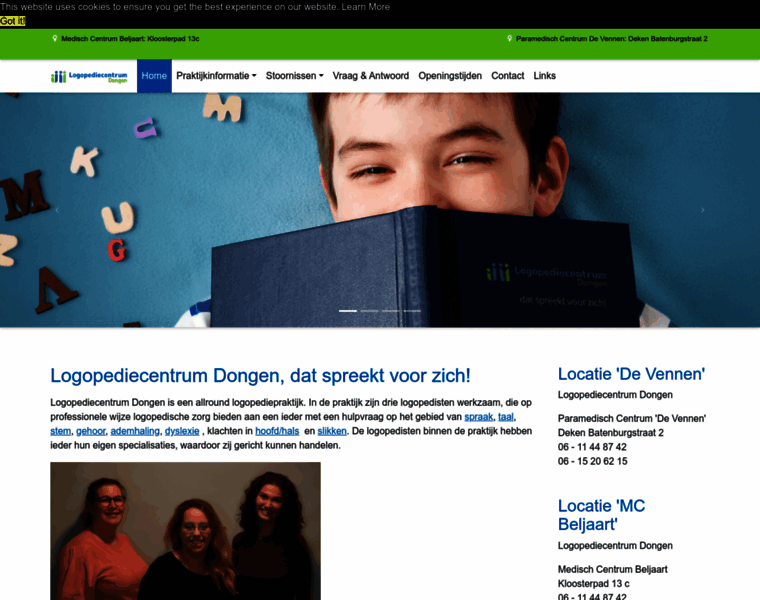 Logopediecentrumdongen.nl thumbnail