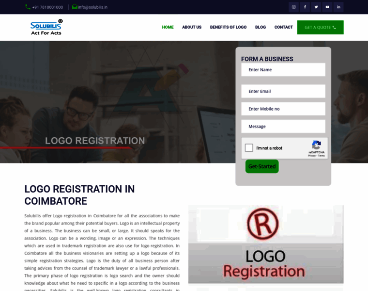 Logoregistrationcoimbatore.in thumbnail